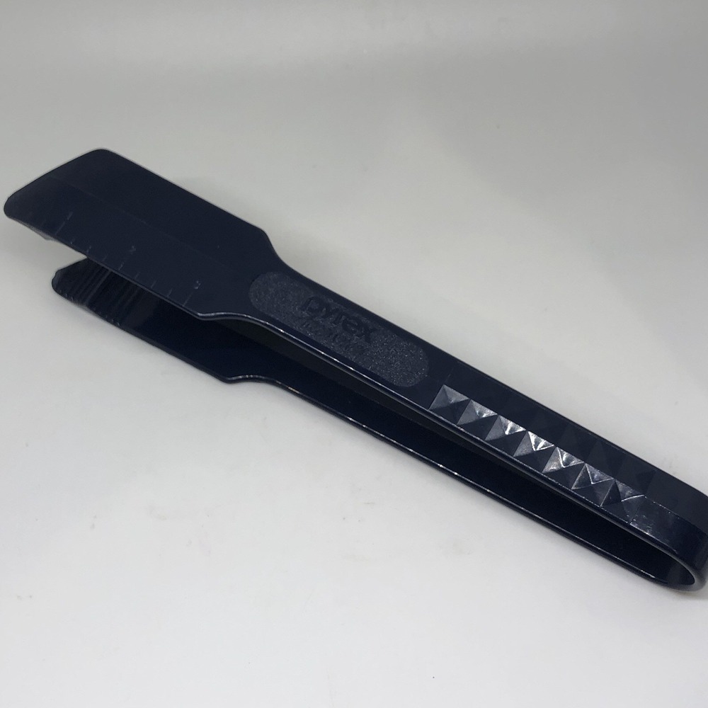 Vintage Pyrex Accessories Tongs Navy Blue 2105–1 Made USA